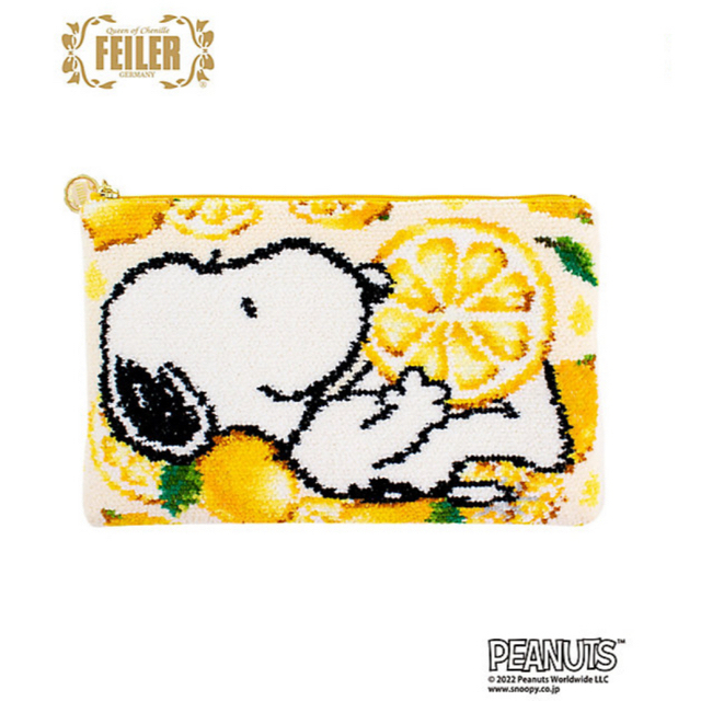 FEILER - フェイラー×スヌーピータウン/シトロン 《2022 限定ポーチ