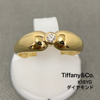 Tiffany & Co. - K18YG ダイヤモンド　ティファニー リング ダブルティアドロップ　リング