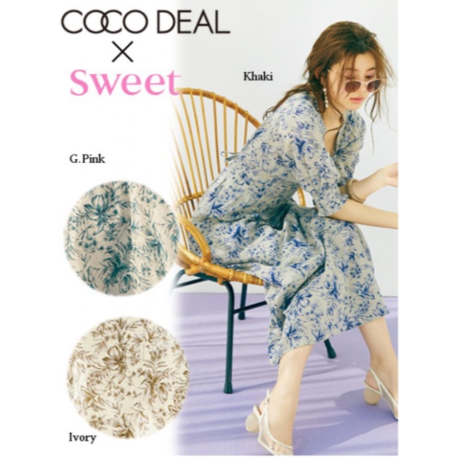 COCO DEAL - 新品タグ付きCOCO DEAL コットンフラワープリント ...