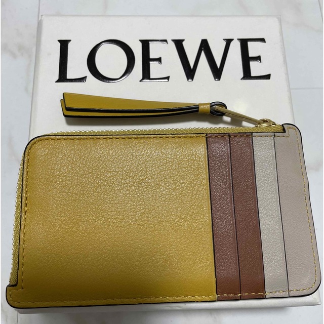 LOEWE - LOEWE ロエベ パズルコインカードホルダー (クラシックカーフ