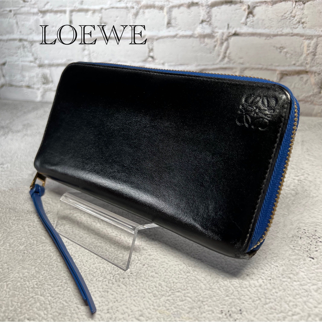 売りお得セール ロエベ LOEWE 長財布 レザー ラウンドジップ リピート
