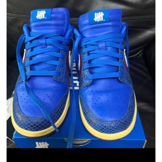 付属品完備NIKE × UNDEFEATED DUNK LOW SP ROYAL(スニーカー)