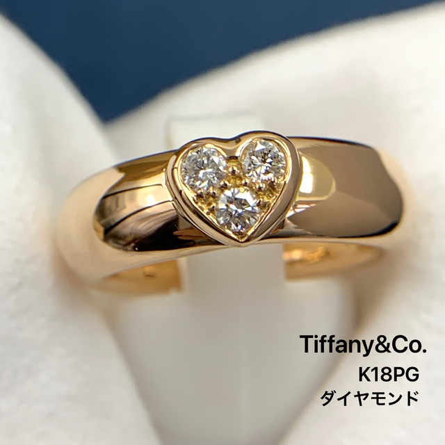 代引き人気 Tiffany & ハート ダイヤモンド ティファニー リング 指輪