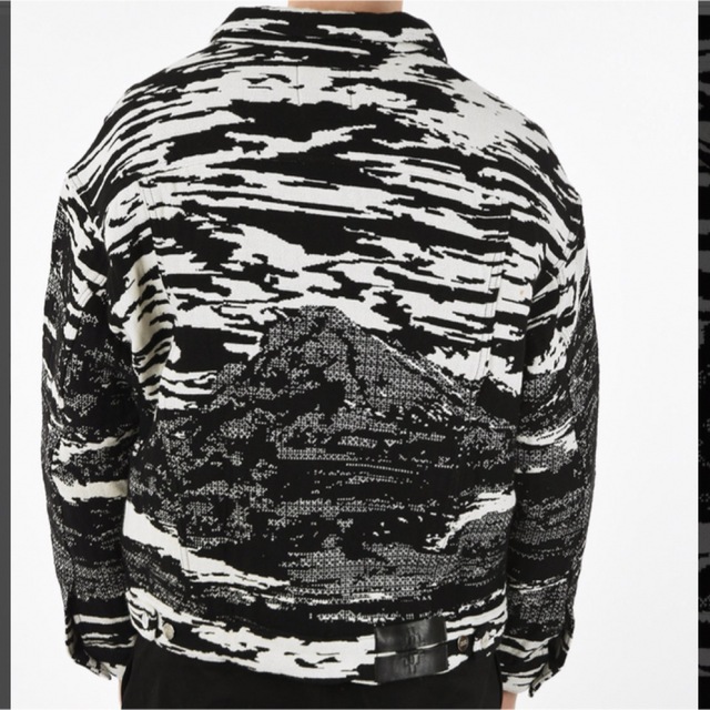 marcelo burlon ブルゾン オーバーサイズ ゼブラ ブラック - ブルゾン