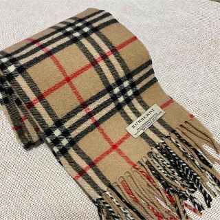 バーバリー(BURBERRY)のBurberry チェック マフラー ベージュ(マフラー/ショール)