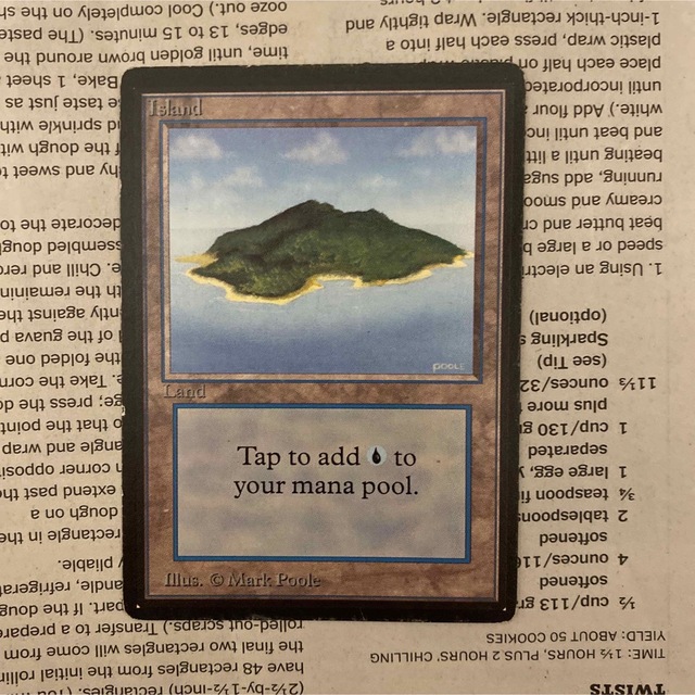 MTG Island 基本土地　島　ベータ　beta 英語