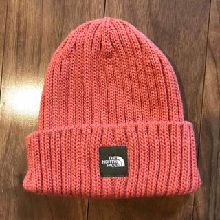 ザノースフェイス(THE NORTH FACE)の未使用 ザ・ノースフェイス ベビー ニット帽 ピンク(帽子)