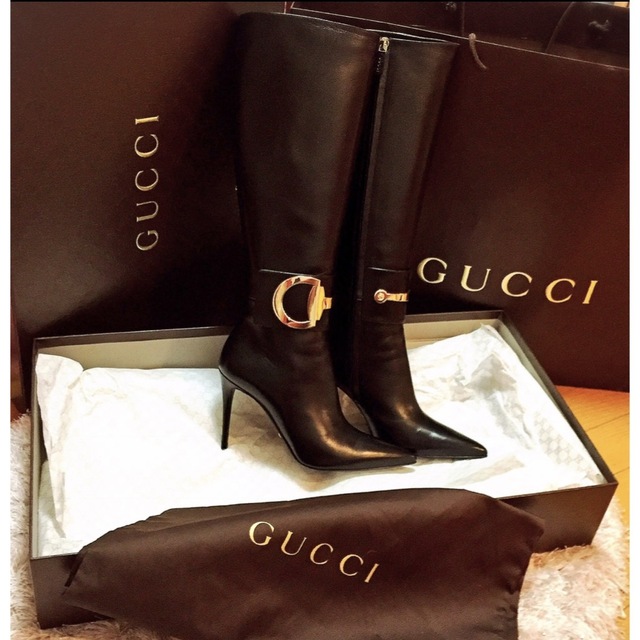 Gucciロングブーツ | フリマアプリ ラクマ