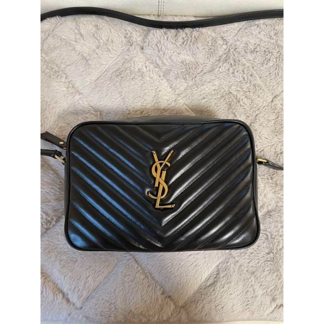 早く買お サンローラン ルー カメラバッグ YSL ブラック レザー