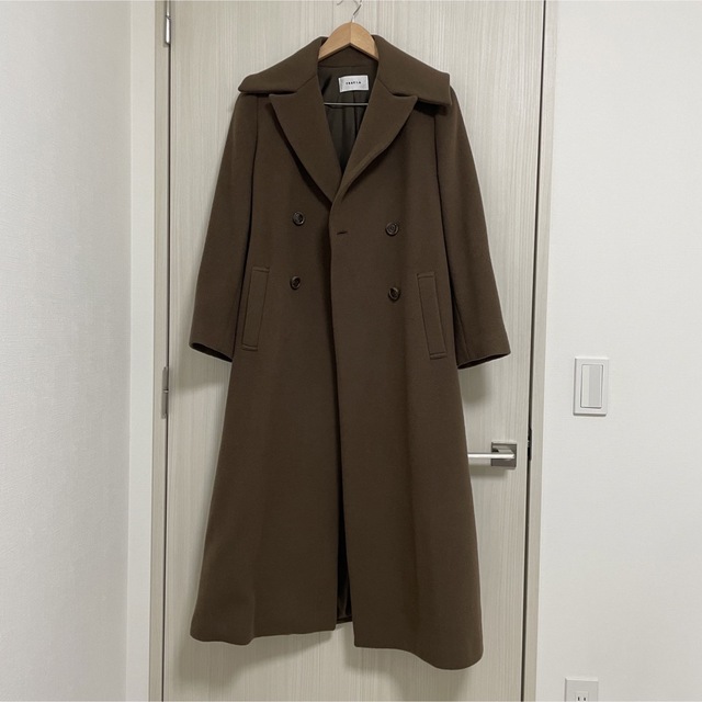 FRAY I.D フレイアイディー 変形カラーロングコート チェスターコート