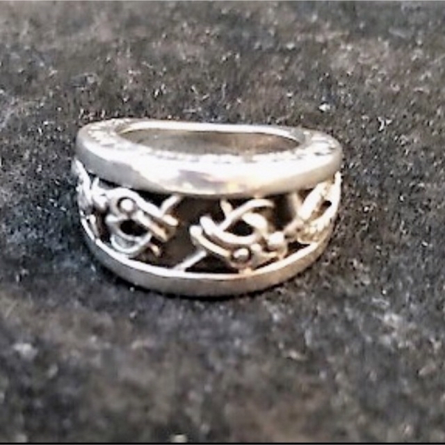 Chrome Hearts】ナローVバンドケルティックリング 9~10号 【保障