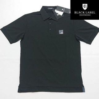 ブラックレーベルクレストブリッジ(BLACK LABEL CRESTBRIDGE)の【新品タグ付き】ブラックレーベルクレストブリッジ lab半袖ポロシャツ M 黒(ポロシャツ)