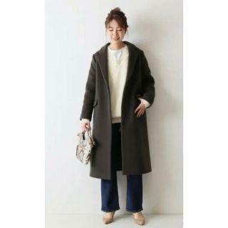 スピックアンドスパン(Spick & Span)のSpick&Span Wモッサチェスターコート ロングコート(ロングコート)