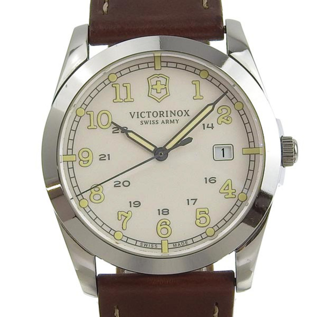 ☆03楽市☆ VICTORINOX ビクトリノックス メンズ クォーツ 腕時計 白文字盤 241564 【時計】