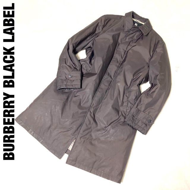 BURBERRY BLACK LABEL - バーバリーブラックレーベル　ダウンコート　ブラウン　L　ノバチェック　美品