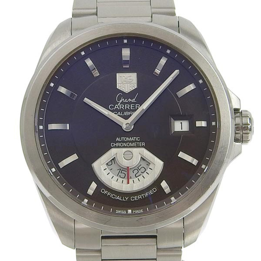 ★大人気商品★ TAG Heuer - ☆03楽市☆ TAG HEUER タグホイヤー グレンドカレラ メンズ オートマ 腕時計 黒文字盤 WAV511C 【時計】 腕時計(アナログ)