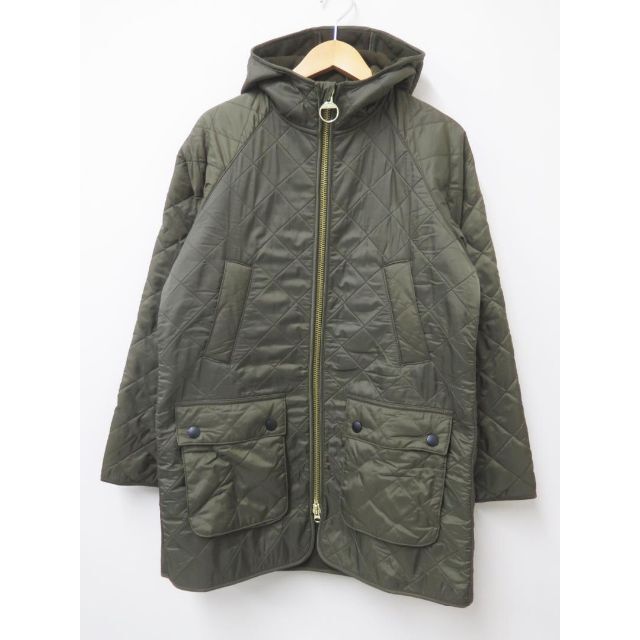 Barbour 1602099 フーデットポーラー キルトスリムジャケット 36