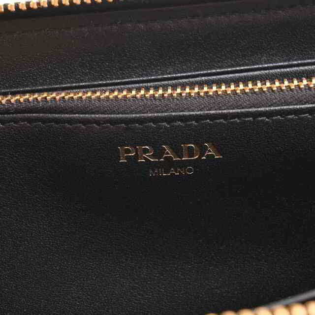 美品 PRADA プラダ ヴィッテロムーヴ ラウンドファスナー 長財布