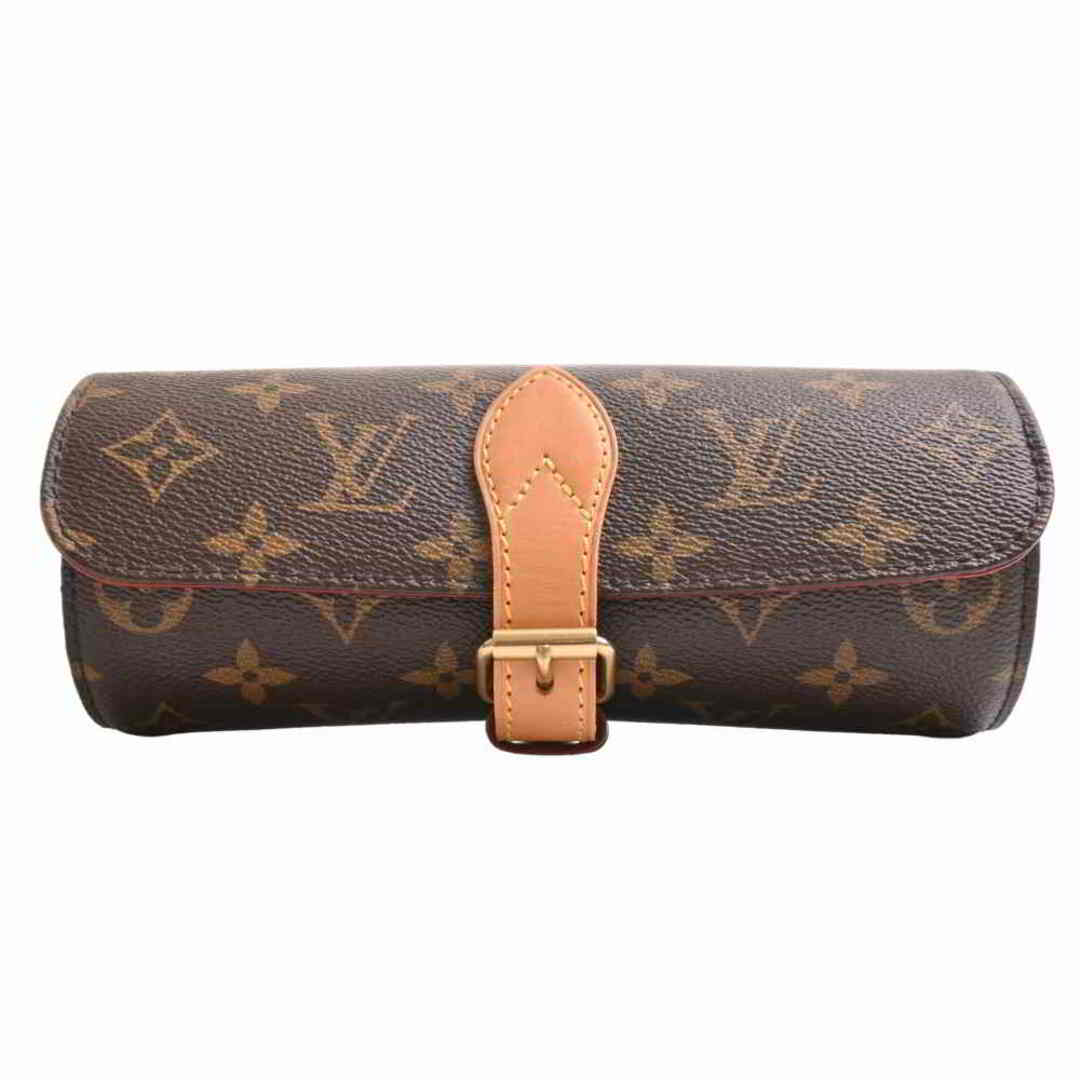 SALE】 LOUIS by PVC ブラウン ポーチ ウォッチケース モントル エテュイ モノグラム ルイヴィトン VUITTON LOUIS  【中古】 VUITTON その他