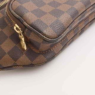 【中古】 LOUIS VUITTON ルイヴィトン ダミエ バムバッグ メルヴィール ベルトバッグ ブラウン PVC by