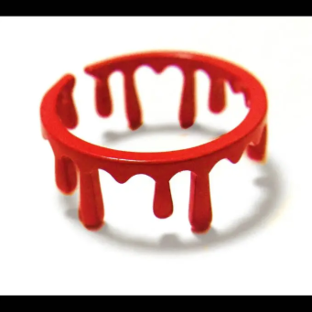 血液リング レディースのアクセサリー(リング(指輪))の商品写真