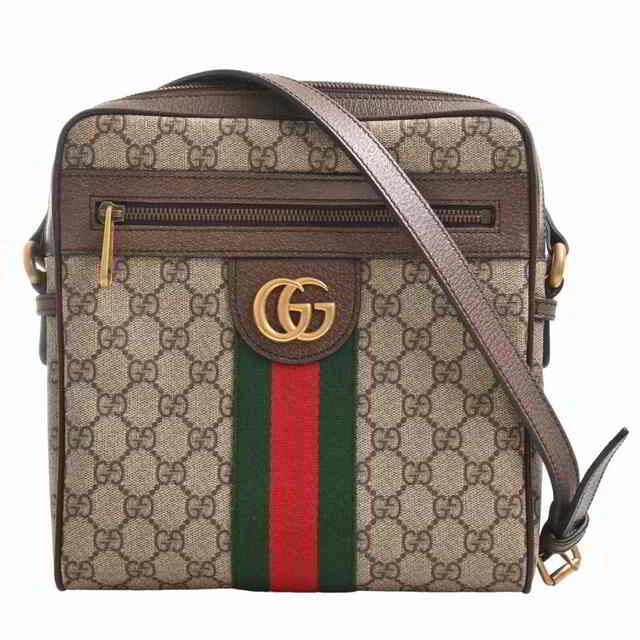 Gucci グッチ オフィディア GGスプリーム ショルダーバッグ ブラウン