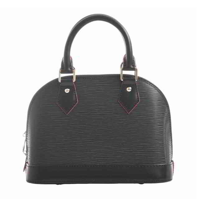 【中古】 LOUIS VUITTON ルイヴィトン エピ アルマBB 2WAY ショルダーバッグ ブラック/ピンク レザー by