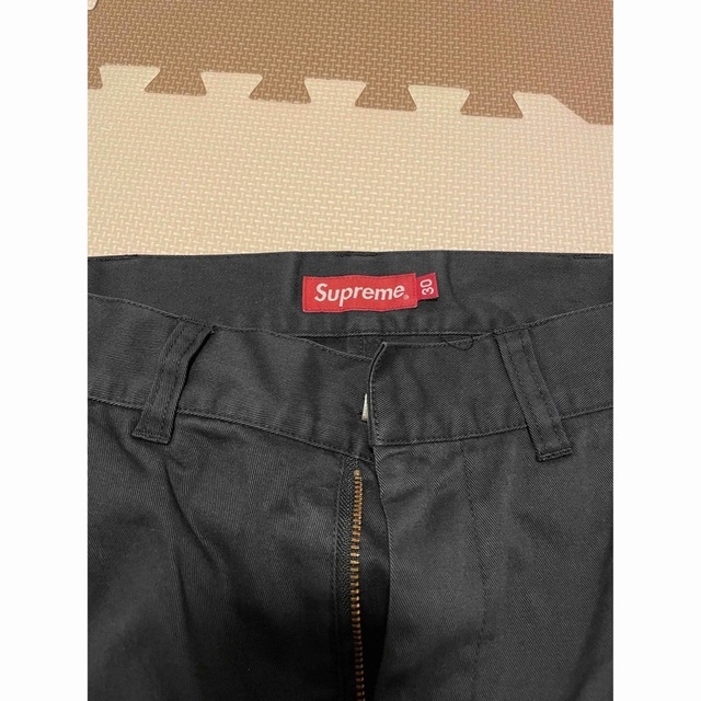 シュプリーム Supreme ワークパンツ チノパン 30 黒