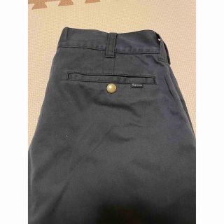 シュプリーム(Supreme)のSupreme Work Pant 黒　チノパンツ サイズ30(チノパン)