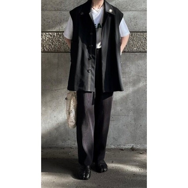 SUBLATIONS WOOL GABARDINE PRISONER VESTサブレーションズ - その他