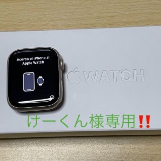 アップルウォッチ(Apple Watch)のApple Watch SERIES7 スターライトGPS+セルラー45mm(その他)