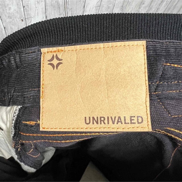 美品！UNRIVALED 本革使いコーデュロイパンツ！日本製！