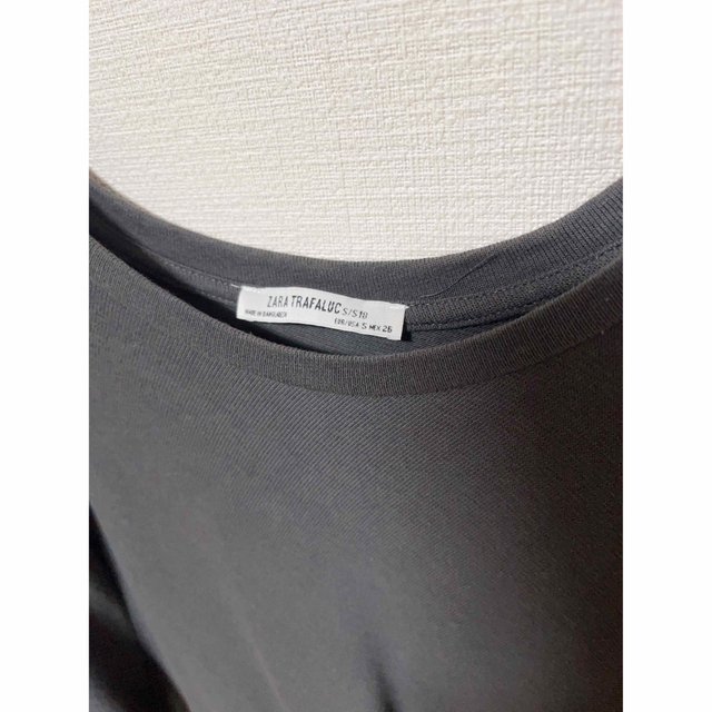 ZARA(ザラ)のZARA TRAFALUC グレーワンピース　size S レディースのワンピース(ロングワンピース/マキシワンピース)の商品写真