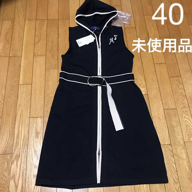 最も優遇のワンピースエムズグレイシー♡可愛いニットジレ 黒 新品 9lowh269tx, トップス