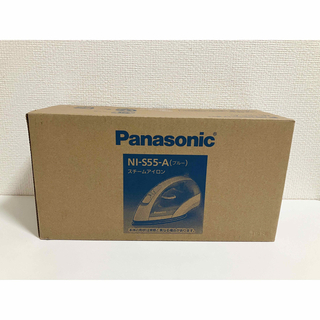 パナソニック(Panasonic)のPanasonic スチームアイロン ブルー NI-S55-A 新品(アイロン)