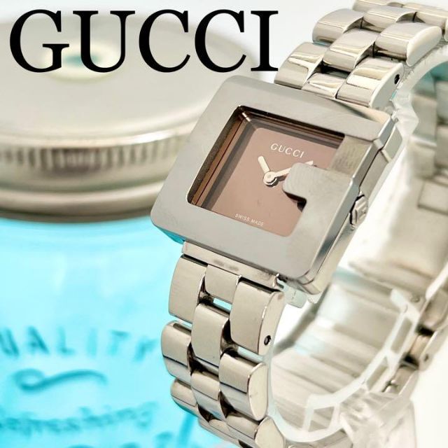 262 GUCCI グッチ時計 レディース腕時計 Gロゴ シルバー シンプル-