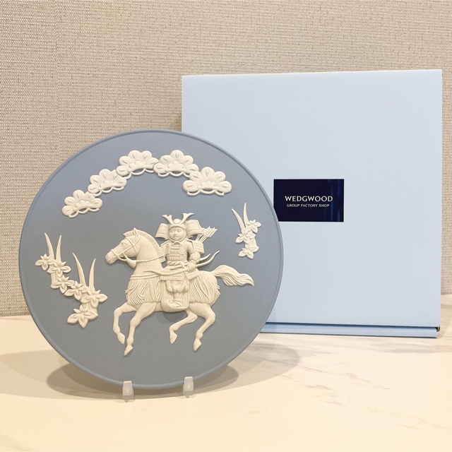 があります⋾ WEDGWOOD リトルサムライプレート 兜 侍の通販 by ナナ