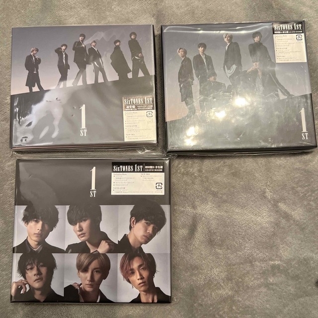 SixTONES 1ST 3形態セット(C8844)- SixTONES 1ST 3形態セット(C8844)-