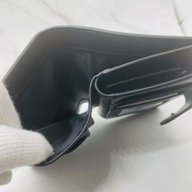 ✨コーチ シグネチャー PVC ミディアム　二つ折り財布　ブラウン ブラック
