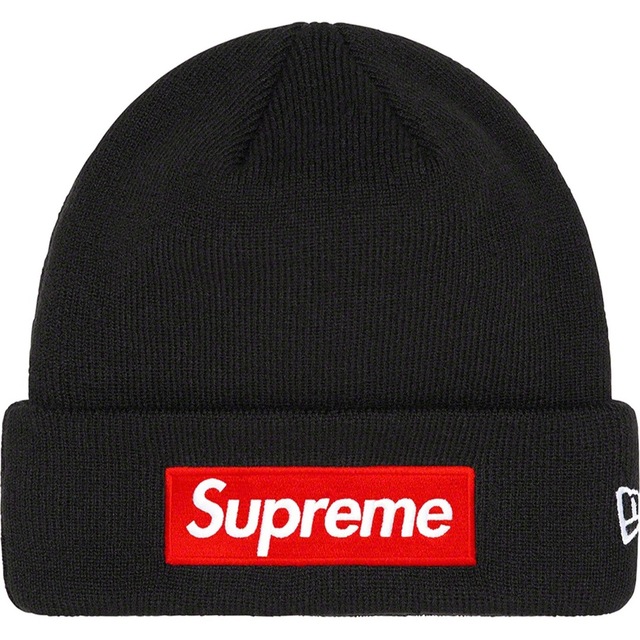 Supreme New Era Box Logo Beanie Black