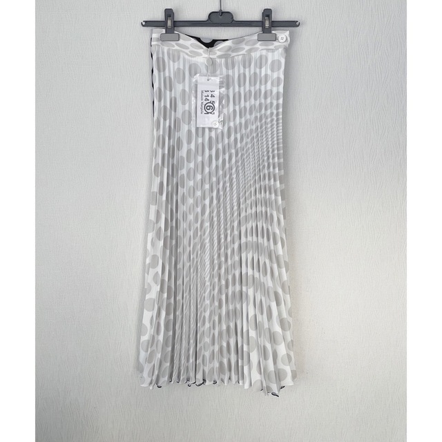 新品】MM6MaisonMargiela ドット プリーツロングスカート36 - ロング