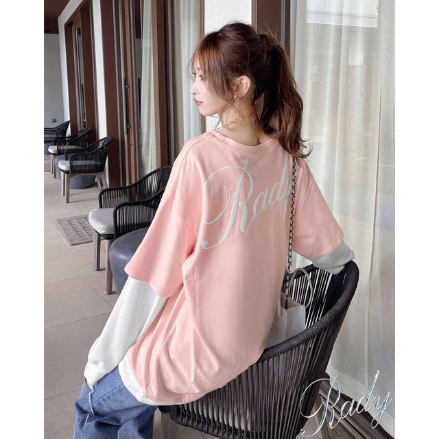 Rady - タグ付き新品 Rady バックレイヤード ロンT トップスの通販 by