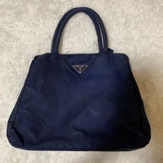 プラダ(PRADA)のPRADA プラダ ナイロン トートバッグ ハンドバッグ ロゴプレート 三角ロゴ(トートバッグ)