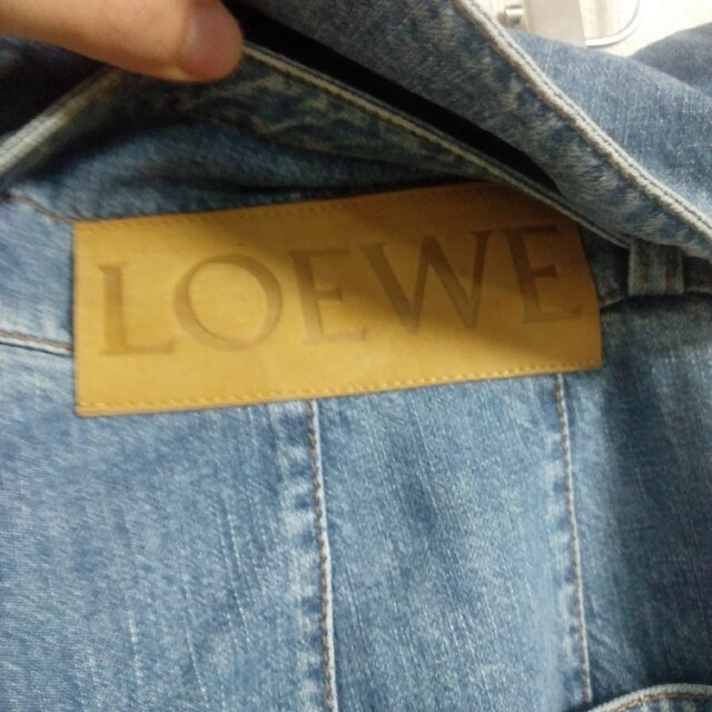 登坂広臣着 LOEWE フォールドオーバー タイウエスト デニムパンツ 46