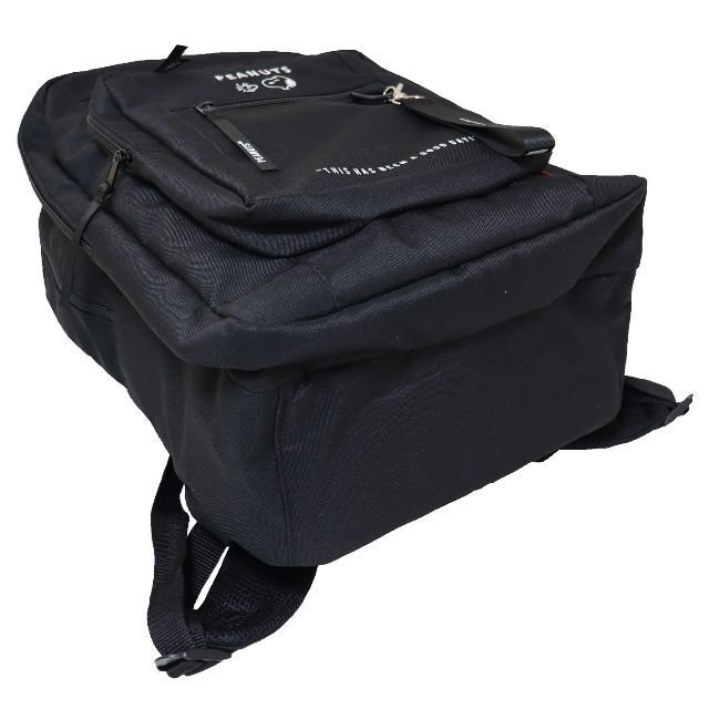 SNOOPY(スヌーピー)のSNOOPY スヌーピー ウッドストック リュック 撥水 約27L★ブラック新品 メンズのバッグ(バッグパック/リュック)の商品写真