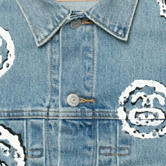 豪華 - STUSSY Gジャン+デニムジャケット DENIME XL Wash Light Levi's 豪華 - STUSSY Gジャン+デニムジャケット DENIME XL Wash Light Levi's