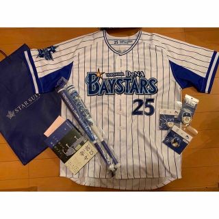 ヨコハマディーエヌエーベイスターズ(横浜DeNAベイスターズ)の横浜DeNA baystars 応援バット　筒香ユニフォーム　本(応援グッズ)