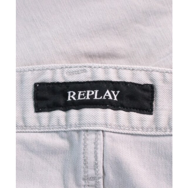 Replay(リプレイ)のREPLAY リプレイ ショートパンツ 27(XS位) ライトグレー 【古着】【中古】 メンズのパンツ(ショートパンツ)の商品写真