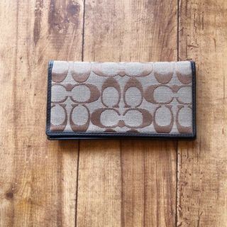 コーチ(COACH)のCOACH コーチ アウトレット スリム カードケース 2つ折り(名刺入れ/定期入れ)