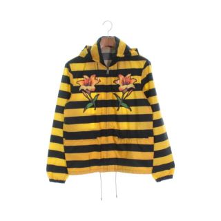 グッチ(Gucci)のGUCCI グッチ ブルゾン（その他） 44(S位) オレンジx黒(ボーダー) 【古着】【中古】(その他)